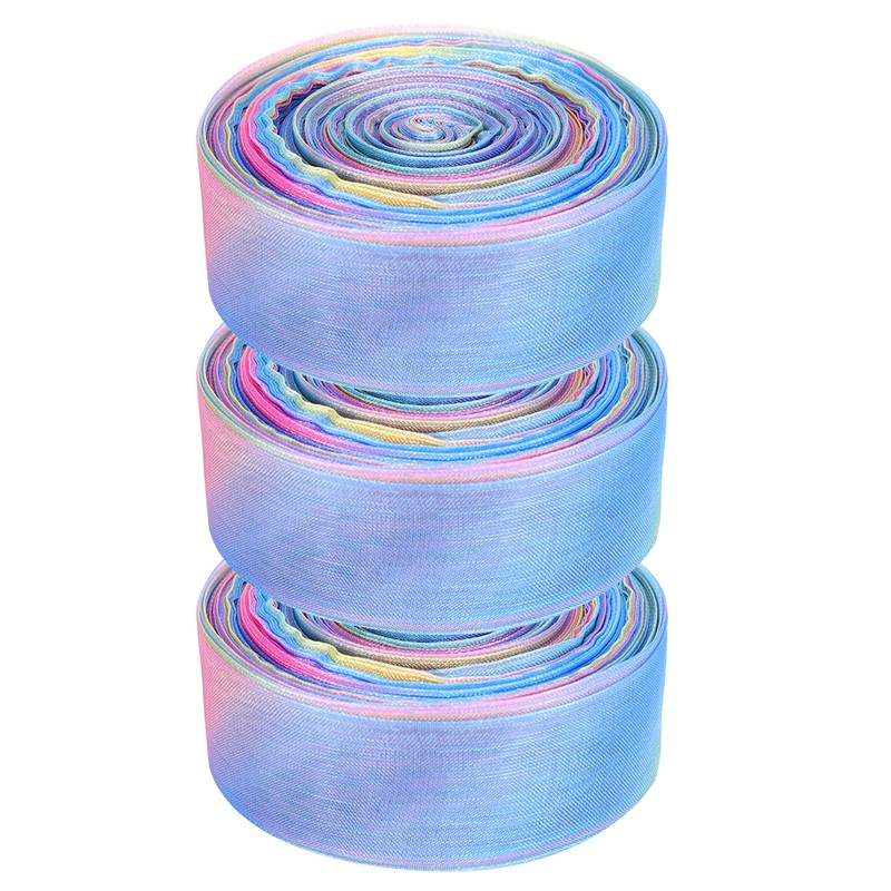 3pcs 25mm 10 Yard Ribbons for Gift Package Wrapping Hair