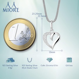 Miore Cubic Zirconia 51.0 centimetres 4.4 grams Silver Necklace