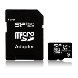 Silicon Power Elite 32GB microSDHC UHS-I 32GB MicroSDHC Class 10 memory card