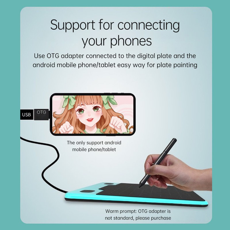 10moons T503 Graphics Tablet Digital Drawing Tablet with 5*3 inch