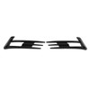 Glossy Black Front Fog Lamp Eyebrow Eyelid Cover Trim Replacement