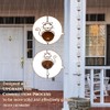 giole 10.53ft Rain Chain for Outside, Rain Chain with 10