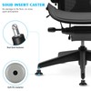 Wheels to Fixed Stationary Castors Chair Casters 5pcs Office Chair