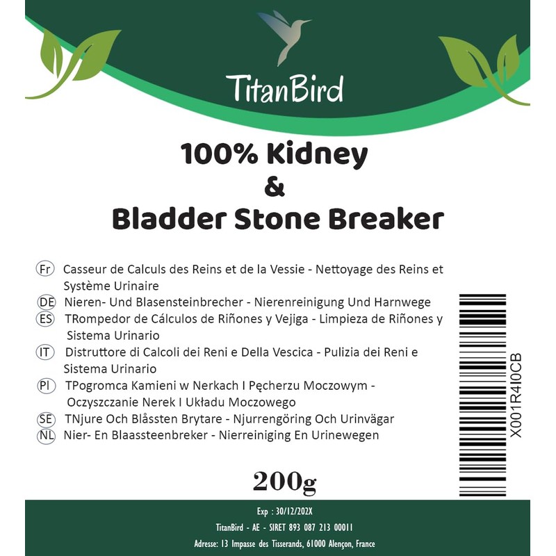 Titanbird Herniaria Hirsute (Stonebreaker) - Kidney & Bladder Cleaning, Wild