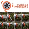 High-Pressure 8-Pattern Hose Nozzle with Soap Dispenser