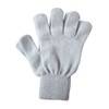 A&R Sports Knit Gloves, Silver, One Size