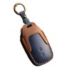 HIBEYO Leather Key Fob Cover Car Accessories Fit for Toyota