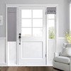 HOMEIDEAS 100% Blackout Sidelight Curtains for Front Door, Side Door