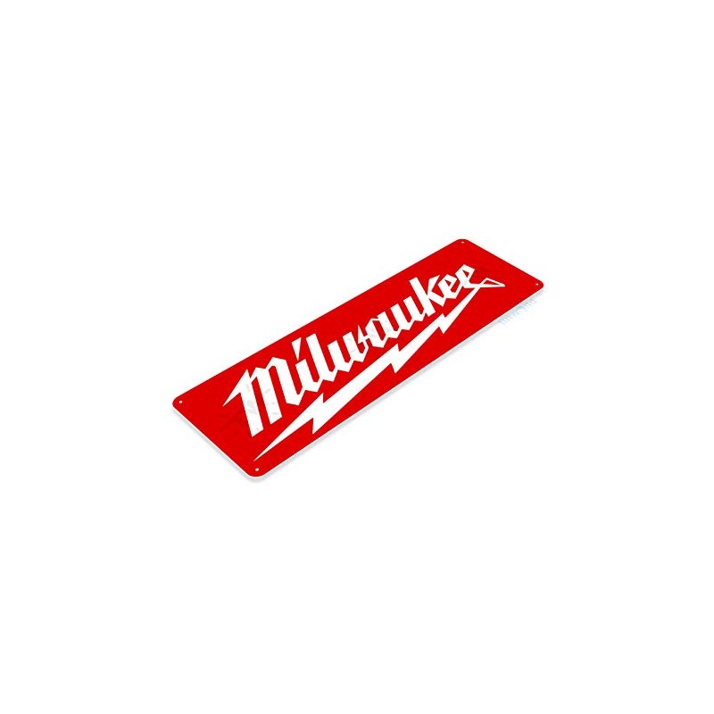Tinworld Tin Sign: Milwaukee Tool Garage Auto Shop Metal Décor