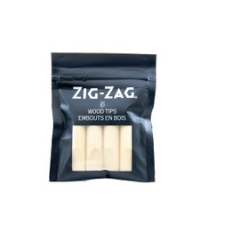 Zig-Zag Wood Tips - Mouth Piece Filter - 12 Pack (60 tips total) - 2/5/12 Pack - Natural wood, Resealable Smellproof Bag, Clean Holder Tip. Qualité Supérieure since 1879 (12)