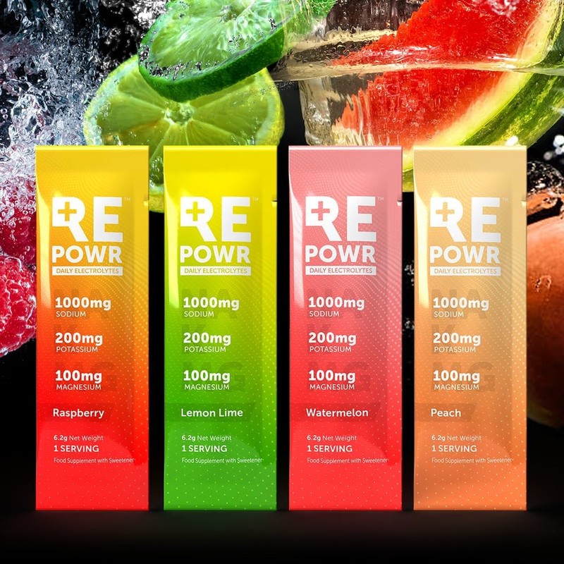 REPOWR Daily Electrolytes - Variety Pack | Sugar-Free Electrolyte Powder