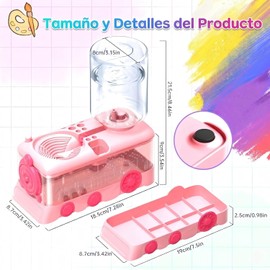 Limpiador de Pinceles para Acuarela Limpiador de Pinceles de Pintura para Artista, Enjuague de Pinceles de Pintura para, Acuarela y Pinturas a Base de Agua