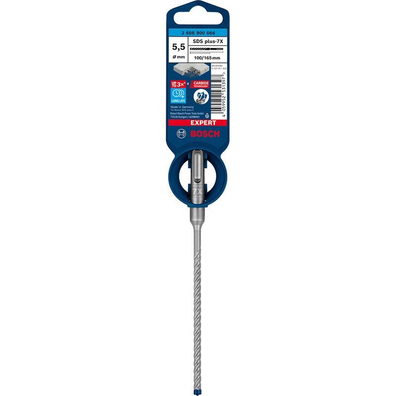 Bosch Professional 1x Expert SDS plus-7X Hammer Drill Bit (for