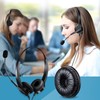 PChero Landline Telephone Headset with Mic, RJ9 Binaural Hands-free Noise