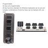 USB Mini 3 Key Keypad with Knob DIY Programmable Type