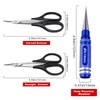 3-Pack HobbyPark RC Body Reamer Hole Puncher and Curved Scissors