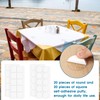 Dimeho Transparent Tablecloth Clips, 40 Pcs Removable Outdoor Table Cloth