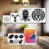 MAYJOYDIY Basketball Stencil Sports Theme Template 11.7x8.3inch Reusable Basketball Basket