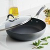 Circulon Elementum Hard Anodized Nonstick Deep Frying Pan/Skillet with Lid,