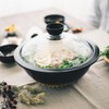 HARIO GDN-225-B Pot with Glass Lid No. 8, 78.6 fl