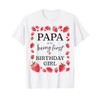 Papa of The Berry First Birthday Girl Sweet One Strawberry
