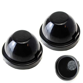 iJDMTOY (2) 80mm Rubber Housing Seal Caps Compatible With Headlight Install Xenon Headlight Kit, LED Headlights Bulbs, Aftermarket Headlamp Retrofit, etc