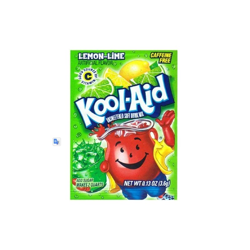 Kool-Aid Kool Aid Lemon Lime Drink Mix, 0.13 Oz (Pack