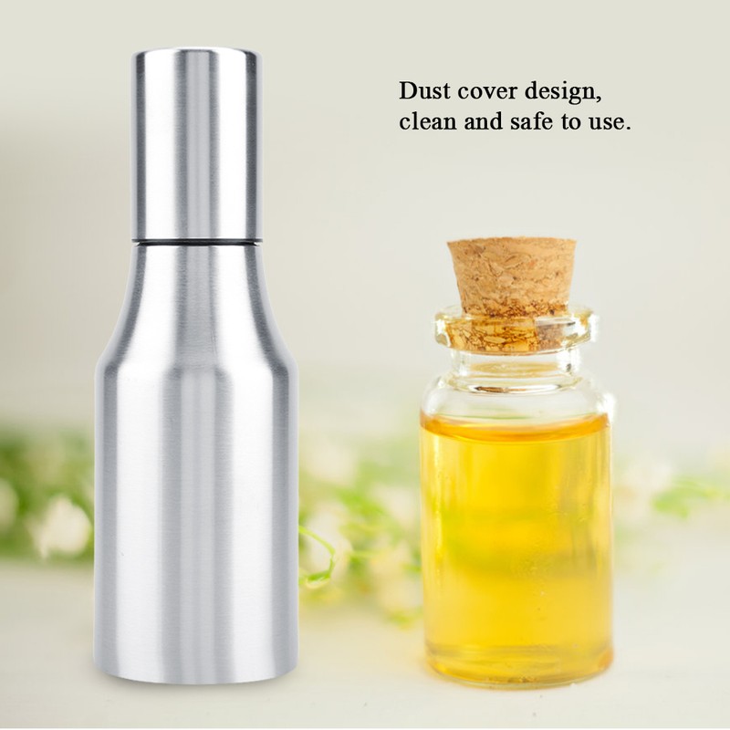 Stainless Steel Olive Oil Bottle Leakproof Vinegar Dispenser Kitchen Spice