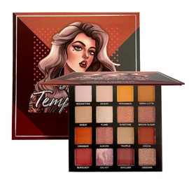 SOIDMHP Professional Makeup Shadow Palette, 16 Shade Eyeshadow Palette, High Pigmented Multi-Finish Colors, Vegan & Cruelty-Free, for Travel-Friendly & Versatile Makeup, Multi-color