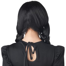 California Costumes 7021-206 Black Braid Fancy Dress Wig