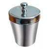 Hemco Torundero Mediano 500ml Acero Inoxidable Porta Torundas Fact