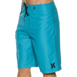Hurley Men's One and Only 22 Inch Boardshort, Cyan/Hurley, 30