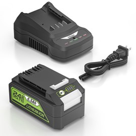 ActZone 24V 6.5Ah Battery and 51.6W Fast Charger Compatible with Bissell Cleanview XR Battery 4054, Compatible with Bissell CleanView XR Pet 3789U 3789X Vacuum Batteries Charger