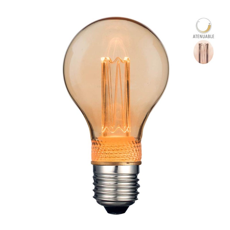 Tecnolite Lamp LED A19 Tipo FILAMENTO 2W 2000K E27