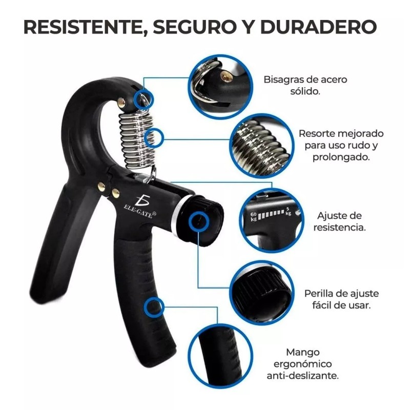 Ele-Gate Ejercitadores De Mano Y Antebrazo Rehabilitación (2 Piezas)