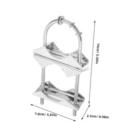 Gatuida Pole Mount Bracket for Attic Antenna Clamp for Outdoor Use Sturdy -type Pipe Clamp Versatile Antenna Mounting for Construction and Electronics
