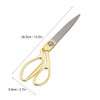 10.5in Scissors Sewing Shears Stainless Steel Wool Wire Ergonomic Snippers