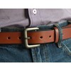 Forest Hill Brown Leather Belt (36")