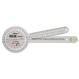 PS Medical 81406610 Baseline Absolute-Axis (AA) Goniometer, 12" (30cm) Hi-Res 3-Color