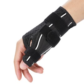 YIIFELL Tutore Pollice Destro e Sinistro Regolabile, Tutore per Rizoartrosi Ergonomico per Tendinite, Tenosinovite di De Quervain, Frattura, Distorsione