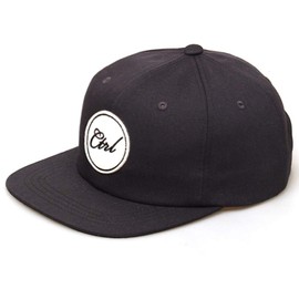 UNDERCONTROL Flat Brim Strapback Adjustable Trucker Cap Snapback for Unisex Hat Circle Ctrl Soft Charcoal