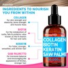 PrimeMD Liquid Collagen Biotin Keratin Saw Palmetto Supplement Drop -