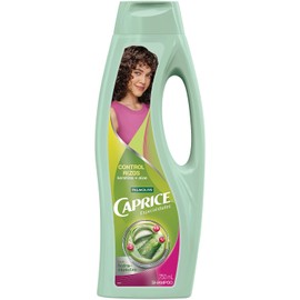 Caprice Shampoo Especialidades Rizos Definidos 750 ml. Con Keratina y Aloe. Brinda Suavidad, Hidratación y Fragancia a tu Cabello, Ayudando a Eliminar el Frizz, Controlando el Volumen y Dando Brillo
