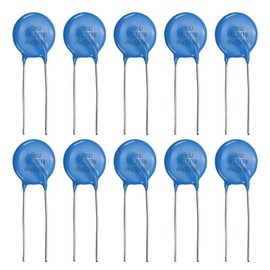 Fielect 10Pcs Voltage Dependent Resistors AC 175V 14D271K/F7.5 Radial Lead Disc Varistors