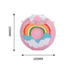 Doughnut Bottle 380ML Cute Leakage Proof Portable BPA Free Silicone