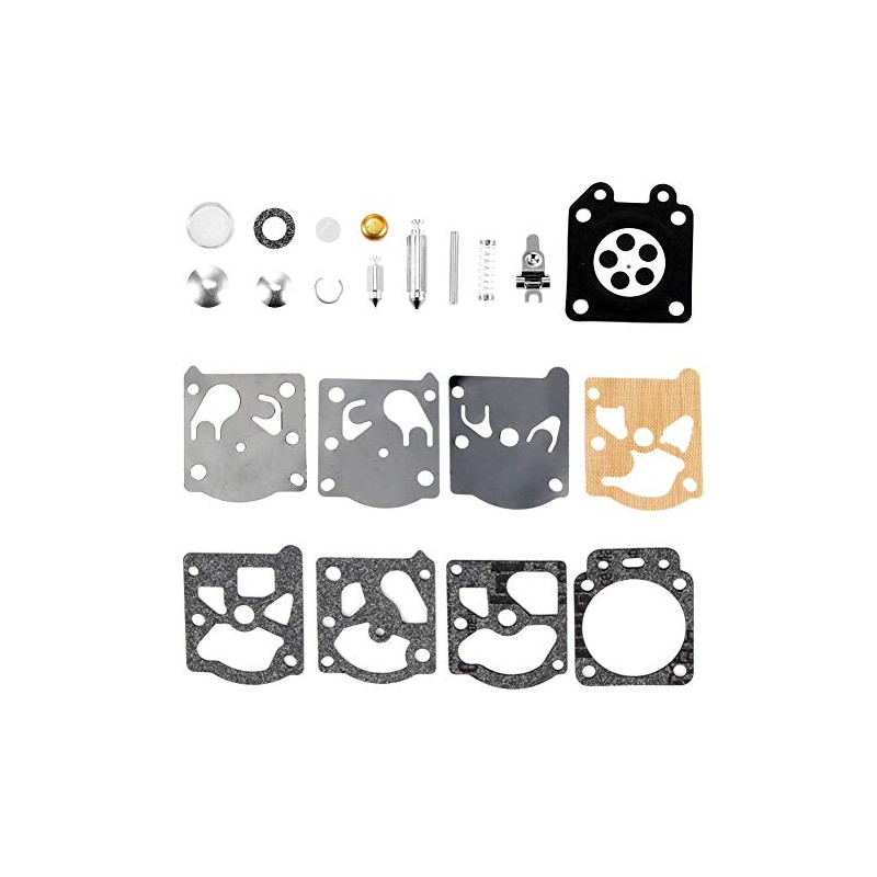 Yingshop 5pc Carburetor Diaphragm Gasket Rebuild Repair Kit Compatible for