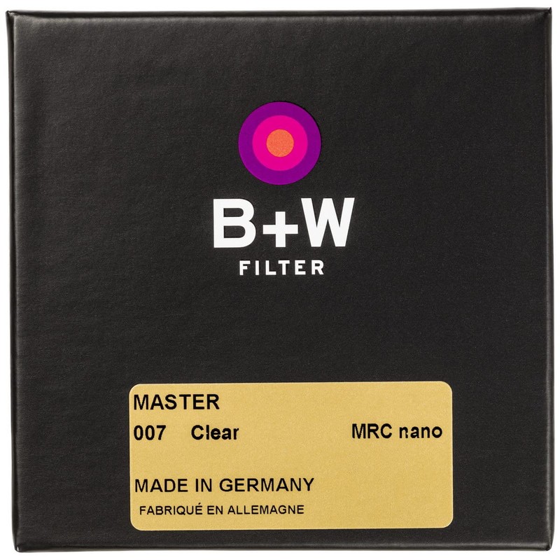 B+W Protective Filter, Clear Filter MRC Nano Master 62 mm