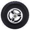 Wheelchair Wheel Replacement Solid PU Reinforced Aluminum Alloy Hub Walker