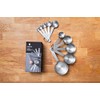 Babish Juego de 10 tazas medidoras y cucharas de acero