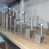 Foxwake Stainless Steel C Clamps 3.2In for Mounting, Heavy Duty